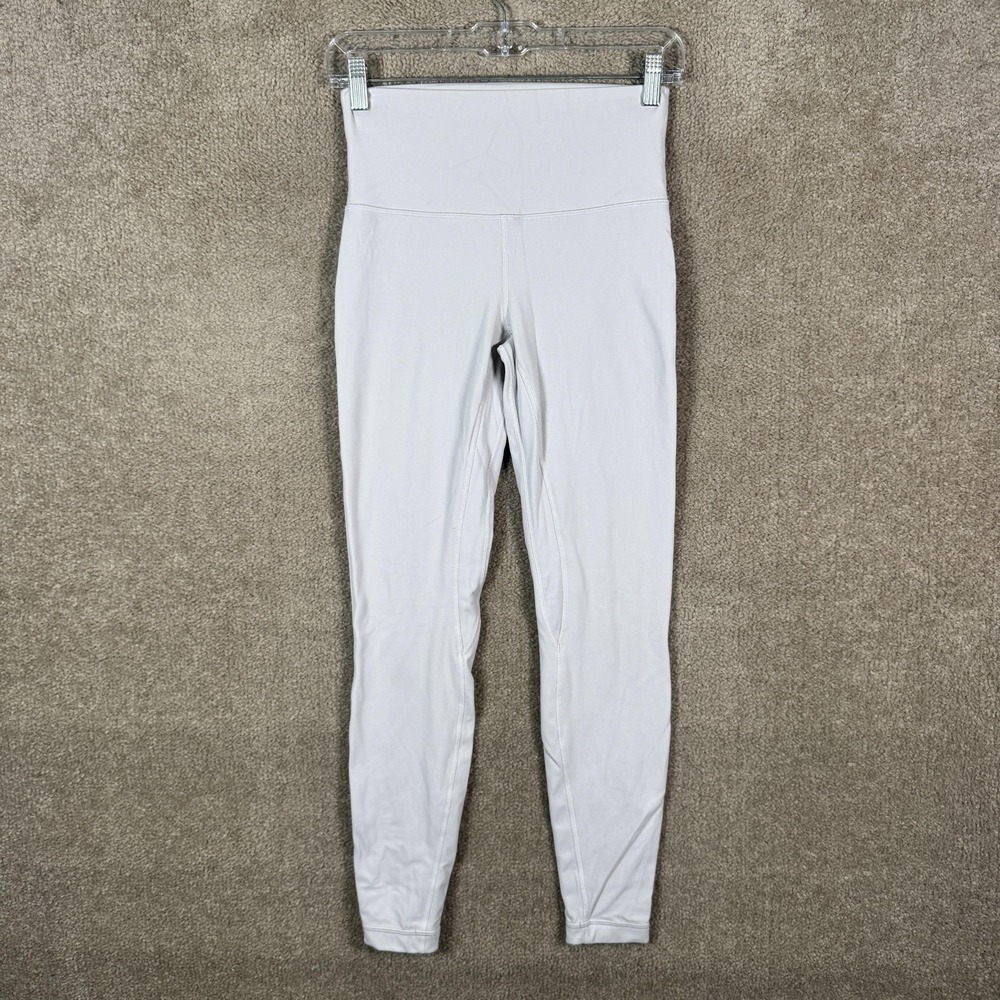 Lululemon Align Leggings Womens 6 Gray High Rise Ankle Yoga Pants Athletic